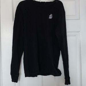 Distressed Blackbear Thermal Shirt